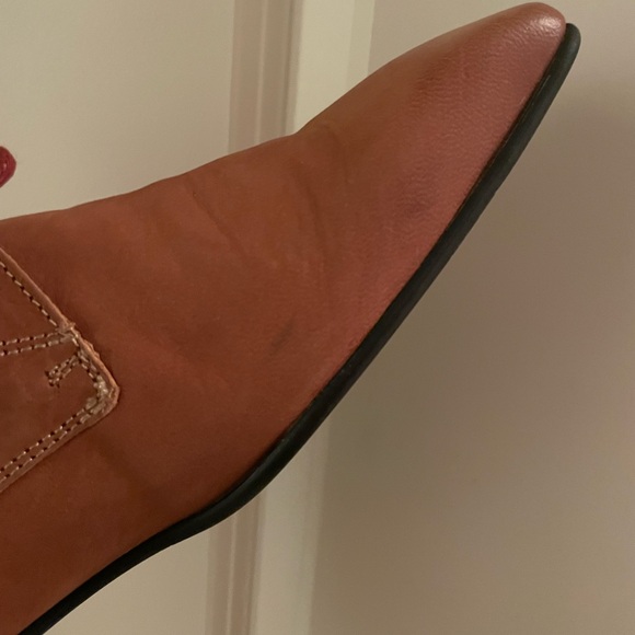 John Fluevog Tudor Prysten Square Toe Lace Up Dress Shoe Leather Portugal Made - Picture 7 of 16